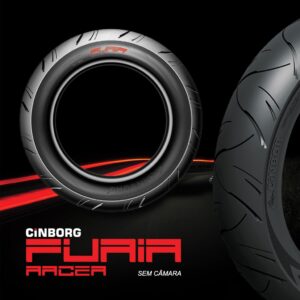 Pneu Traseiro Moto 130/70-17 Furia Racer Cinborg 2 Pneu Traseiro Moto 130/70-17 Furia Racer Cinborg - Imagem 2