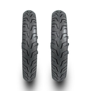 Par de Pneus 90/90-18 + 80/100-18 Irado City Sem Câmara Titan Fan Factor Suzuki Yes 4 Par de Pneus 90/90-18 + 80/100-18 Irado City Sem Câmara Titan Fan Factor Suzuki Yes - Imagem 4