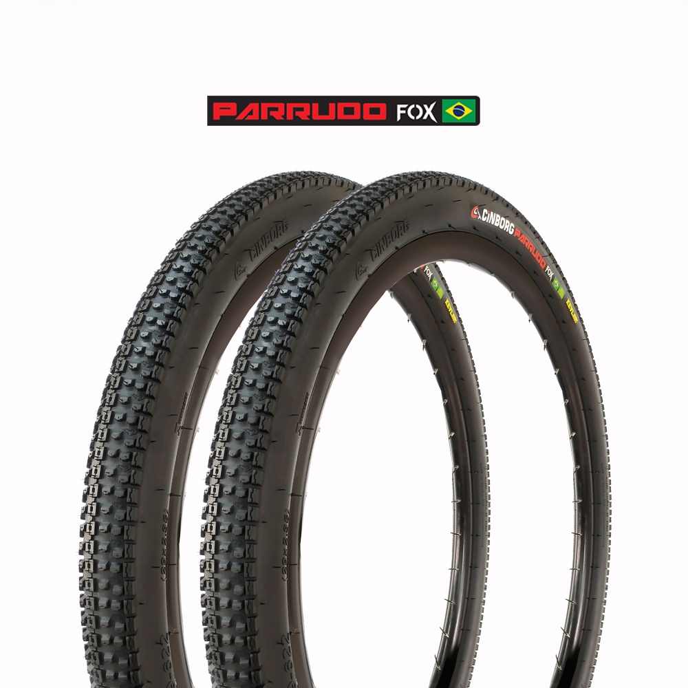 Par de Pneus Bike 29x2.10 (54-622) Parrudo Fox MTB 7 Par de Pneus Bike 29x2.10 (54-622) Parrudo Fox MTB